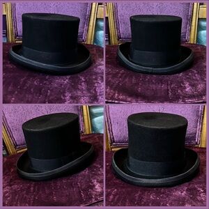 Classic Black Top Hat size 57cm
